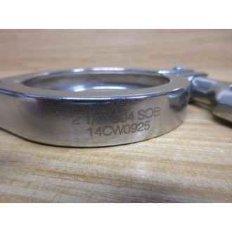 14CW0925 2-12" Sanitary Clamp 14CW0925 (Pack of 2) - New No Box