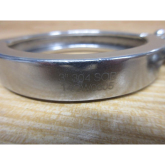 14CW0605 3" Sanitary Clamp 14CW0605 (Pack of 2) - New No Box