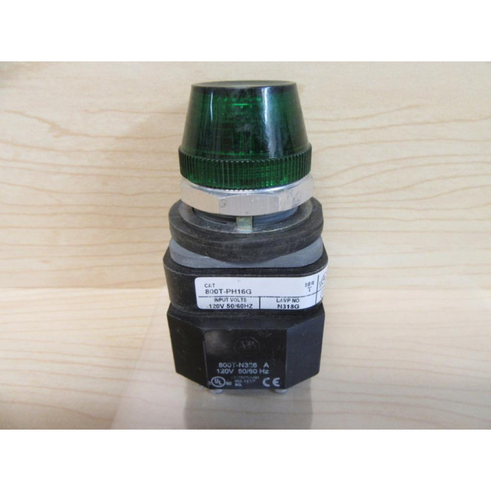 Allen Bradley 800T-PH16G Pilot Light 800TPH16G - Used
