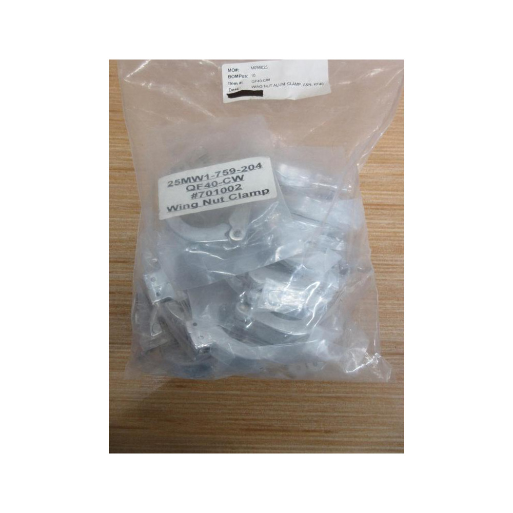 Generic QF40-CW 1-34" Wing Nut Clamp 701002 (Pack of 13)