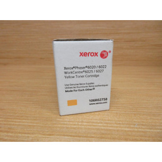 Xerox 106R02758 Yellow Toner Cartridge