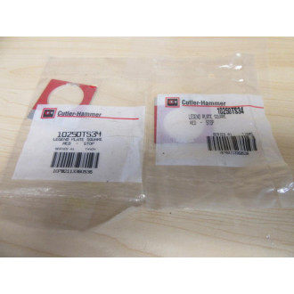 Cutler HammerEaton 10250TS34 Legend Plate (Pack of 2)
