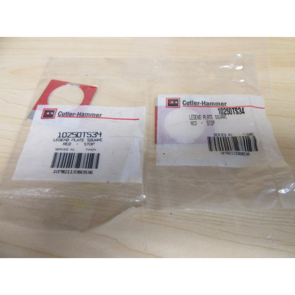 Cutler HammerEaton 10250TS34 Legend Plate (Pack of 2)