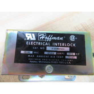 Hoffman A-EK460NDH Electrical Interlock AEK460NDH - Used