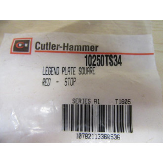 Cutler HammerEaton 10250TS34 Legend Plate (Pack of 2)