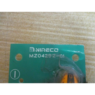 Nireco MZ0429.2-01 Circuit Board MZ0429201 - Parts Only
