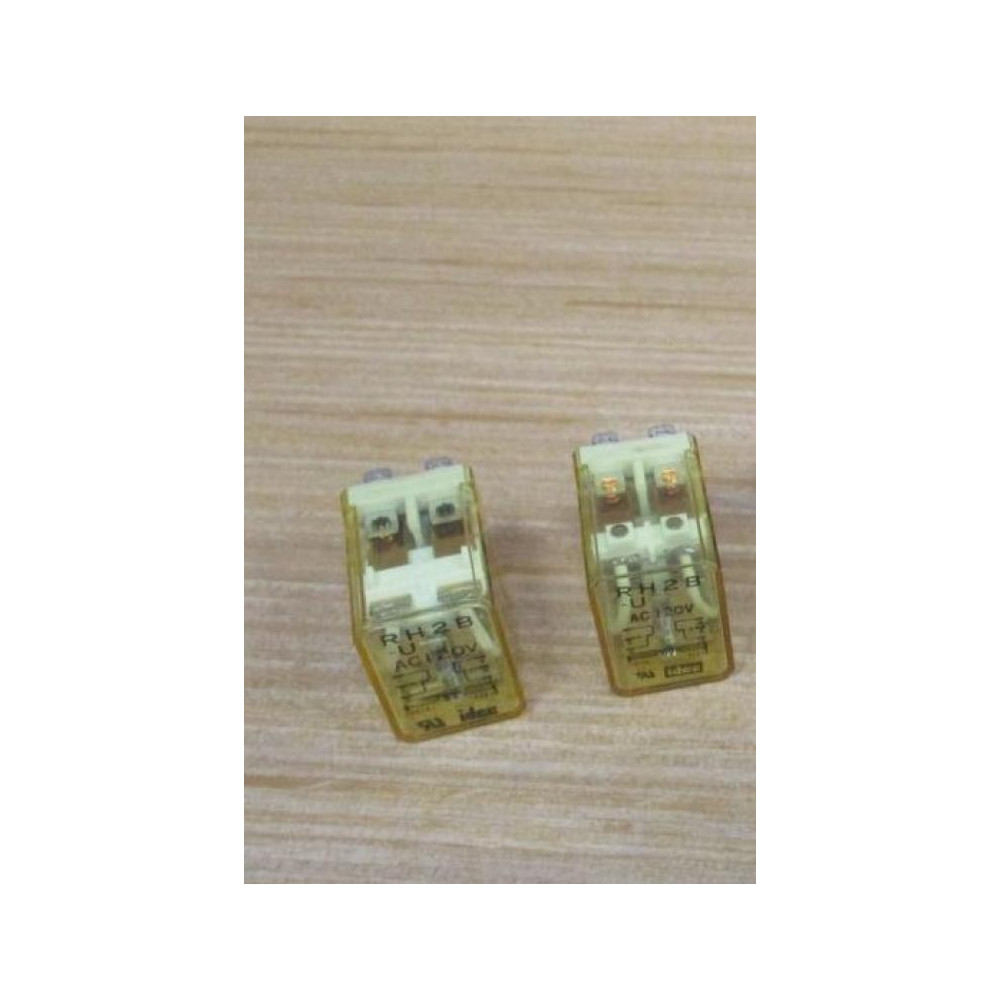 IDEC RH2B-U AC120V Relay RH2BUAC120V (Pack of 2) - New No Box IDEC RH2B-U AC120V Relay RH2BUAC120V (Pack of 2) - New No Box