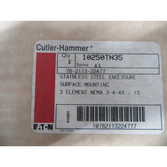 Cutler Hammer 10250TN35 Pushbutton Enclosure 10250T