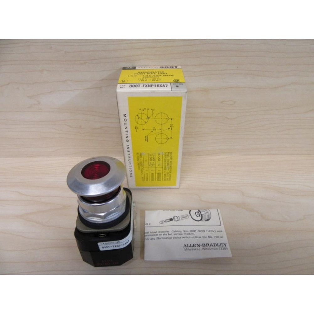 Allen Bradley 800T-FXNP16XA7 Push Button Series N