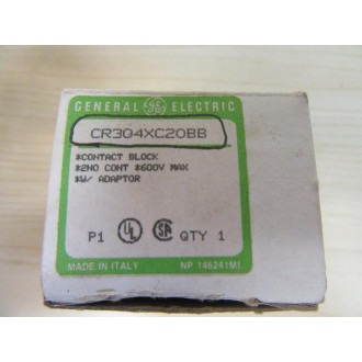 General Electric CR304XC20BB Contact Block