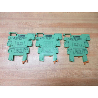 Phoenix Contact PLC-BSC-120UC21 Relay Base 2966032 (Pack of 3) - Used