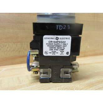 General Electric CR104PLG32G GE Push Button Indicating Light WN.O.N.C. Contacts