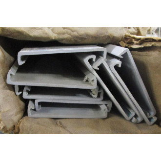 Hellermann Tyton TC2 Wiring Duct Cover Gray (Pack of 10)