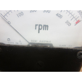 Gomi Electric GR-8-2.5 RPM Meter GR-8 - Used