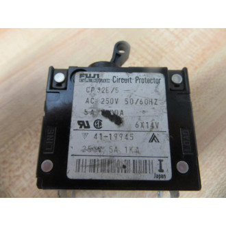 General Electric CP32E5 GE Circuit Protector 5A CP32E5 - Used