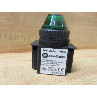 Allen Bradley 800L-22L24G LED Indicator Lamp 800L22L24G - New No Box