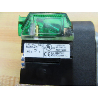 Allen Bradley 800TC-QBH24AD1 Push Button