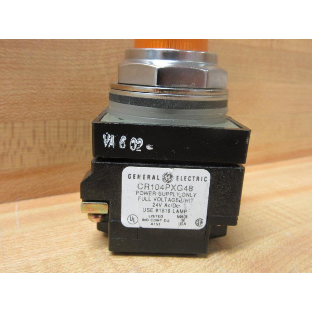 General Electric CR104PXG48A Push Button  Pilot Light - New No Box