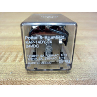 Potter & Brumfield KAP-14DY-24V DC Relay KAP-14DY-24VDC - New No Box