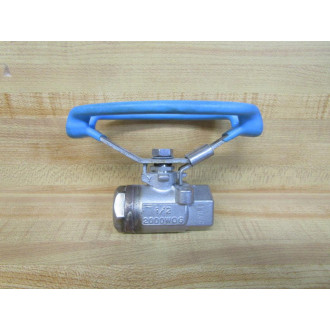 2000WOG CF8M 12" Ball Valve WLocking Handle - Used
