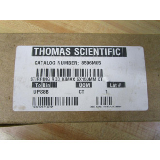Thomas Scientific 8596-M05 KIMAX Glass Stirring Rod 40500-150 (Pack of 98)