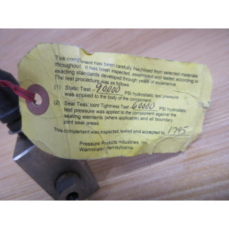 Pressure Products V-110-60K Valve HT-12378 - New No Box