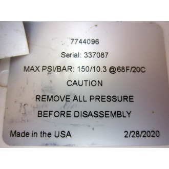 ProMinent 7744096 Pulsation Dampener - New No Box