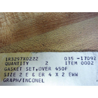 Fisher Controls 1R3297X0222 Gasket Set 035-17092 (Pack of 2) - New No Box
