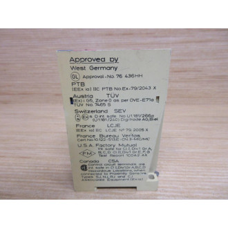 Pepperl + Fuchs WE77Ex-1 120V R.B Denison Proxswitch Amplifier - New No Box