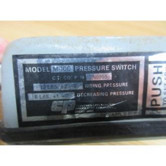 Controlled Power Products 2N6955 Pressure Switch M-100 - Used