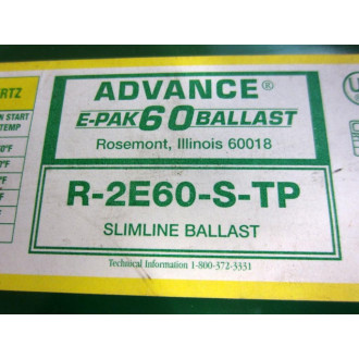 Advance R-2E60-S-TP E-Pak 60 Ballast R2E60STP