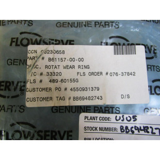 Flowserve B61157-00-00-021-21 Wear Ring B61157-00-00