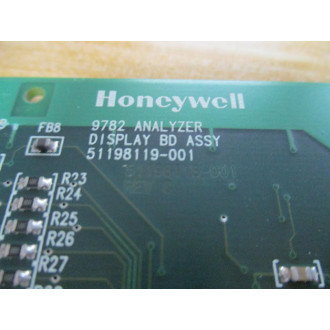 Honeywell 51198119-001 Analyzer Display Board 51198119001 - Used