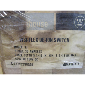 Westinghouse 371D290G01 Visi-Flex De-ion 30A Switch