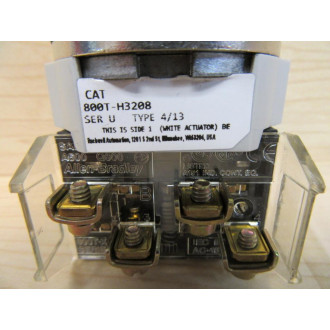 Allen Bradley 800T-H3208 Selector Switch - New No Box