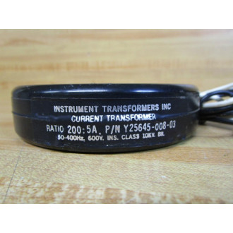 Instrument Transformers Y25645-008-03 Current Transformer Y2564500803 - Used