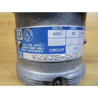 Killark WRWJS-303 Electrolet Receptacle WRWJS303 - Used