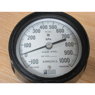 Weksler GP1-393kPa-3 Vaccum Pressure Gauge GP1373KPA3 - Used