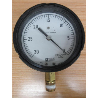 Weksler GP2-R14V-3inHg Vacuum Gauge GP2R14V3INHG - Used