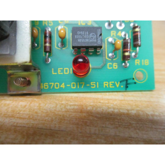 Allen Bradley 46704-017-51 Display Board 4670401751 Rev. F, Rev. B - Used