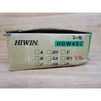 HIWIN HGW45C Linear Guideway Block HG45 (Pack of 6)