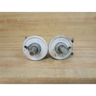 Ward Leonard MP10-1000 Potentiometer Rheostat 1000Ω MP10 (Pack of 2) - Used