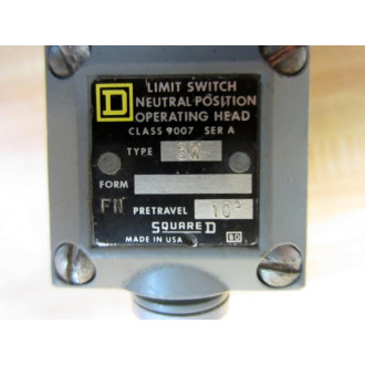 Square D 9007-C64BW Limit Switch 9007C64BW - New No Box