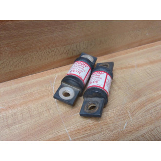 Bussmann JJS-110 Fast Acting Current Limiting Fuse JJS110 (Pack of 2) - Used