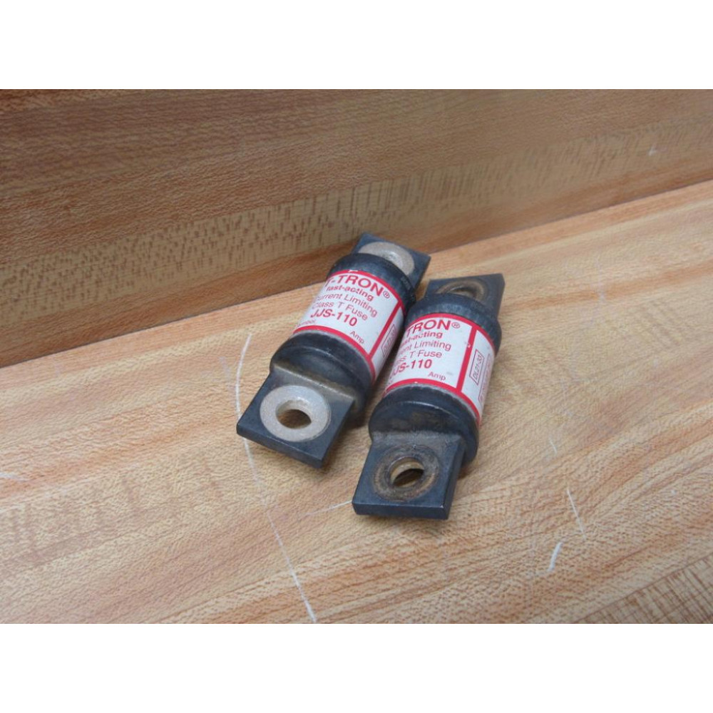 Bussmann JJS-110 Fast Acting Current Limiting Fuse JJS110 (Pack of 2) - Used