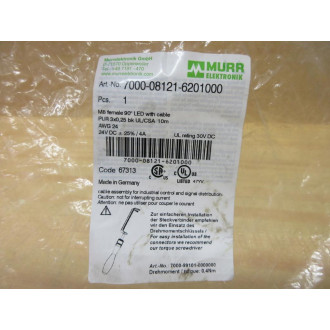 Murr Elektronik 7000-08121-6201000 Cordset 7000081216201000