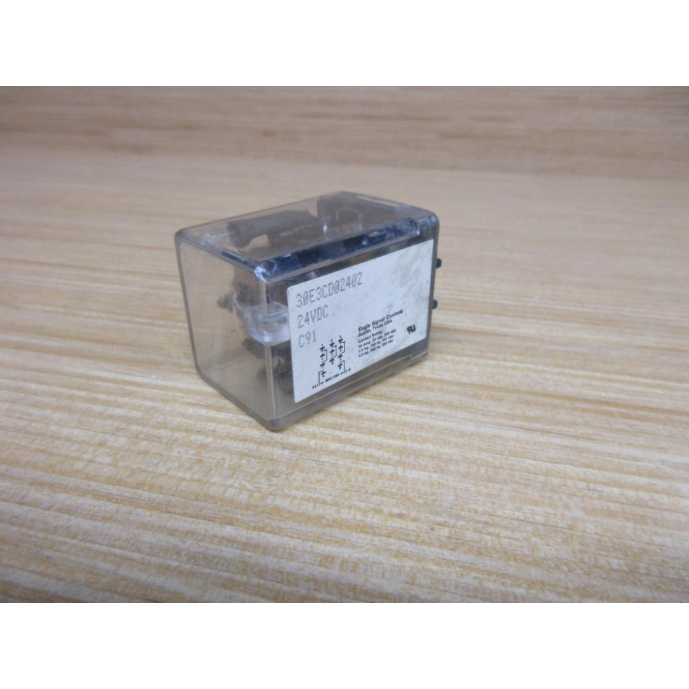 Eagle Signal 30E3CD02402 Relay 30E3CD02402 24V DC - Used