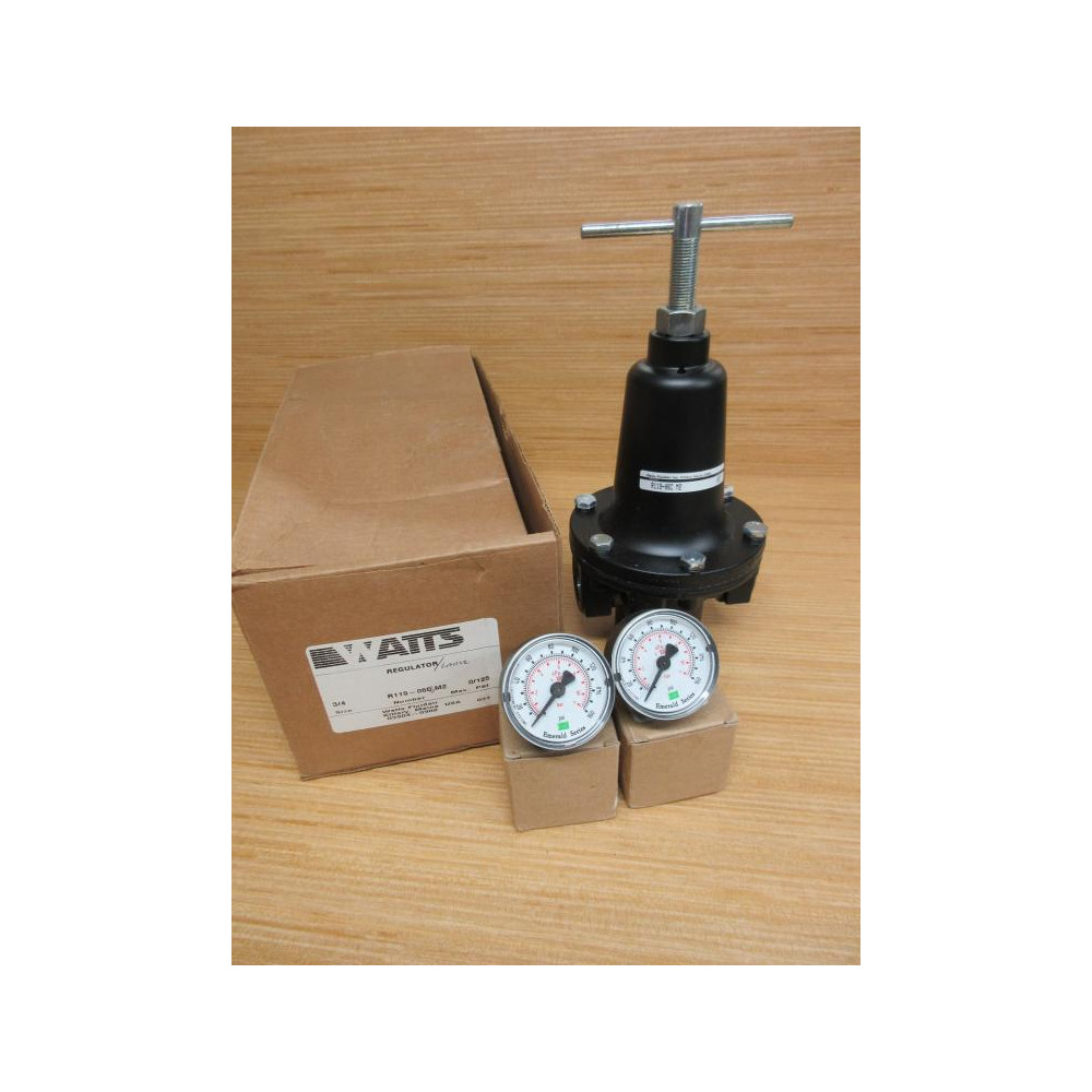 Watts R119-06C M2 Regulator R11906CM2 W 2 Gauges