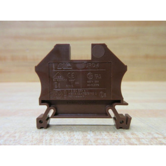 Morsettitalia EURO 4 Terminal Block Brown (Pack of 20) - New No Box