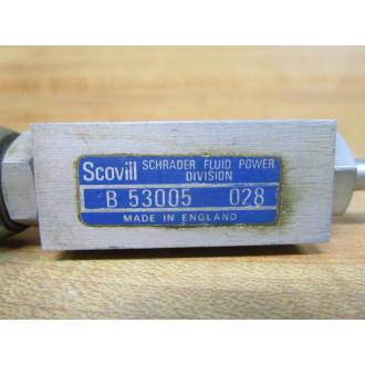 Schrader Bellows B-53005-028 Scovill Valve Manifold B 53005 - Used
